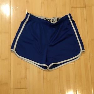 Blue Athletic Shorts for Girls From Justice
